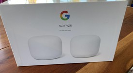 New
													Google Nest WiFi Mesh Router - Snow, 3-Pack, photo 4 of 4