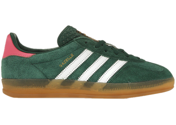 adidas Gazelle Indoor Collegiate Green Lucid Pink (Women's) for sale