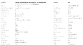 Good
													Dell Latitude Laptop, photo 2 of 14