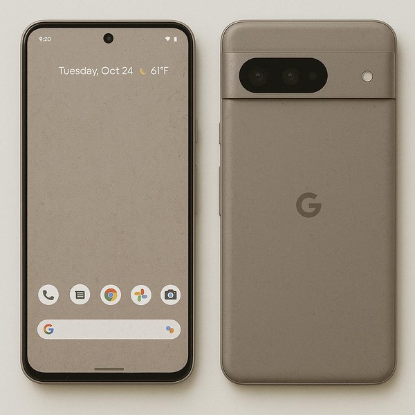 Google Pixel 8 - Unlocked, 128 GB, Hazel, 8 GB, G9BQD, Sub-6 5G