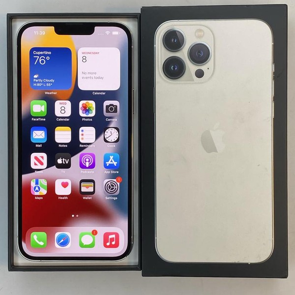 Apple iPhone 13 Pro Max - T-Mobile, 256 GB, Silver, A2484