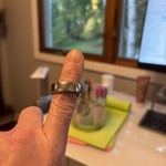 Mint Oura Ring Gen 3 - Silver, Size 9, Horizon