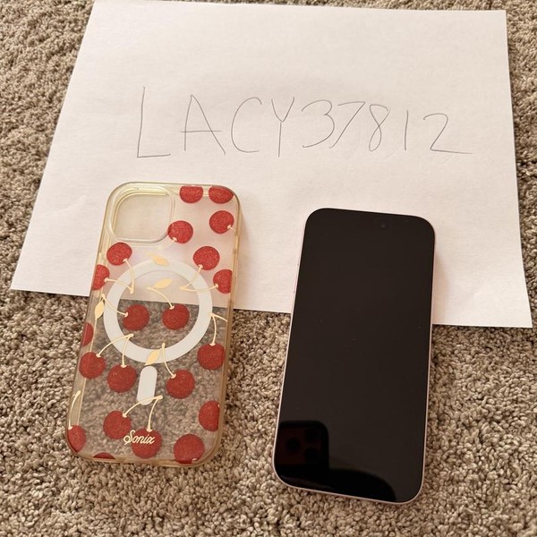 Apple iPhone 15 - Unlocked, 128 GB, Pink, A2846