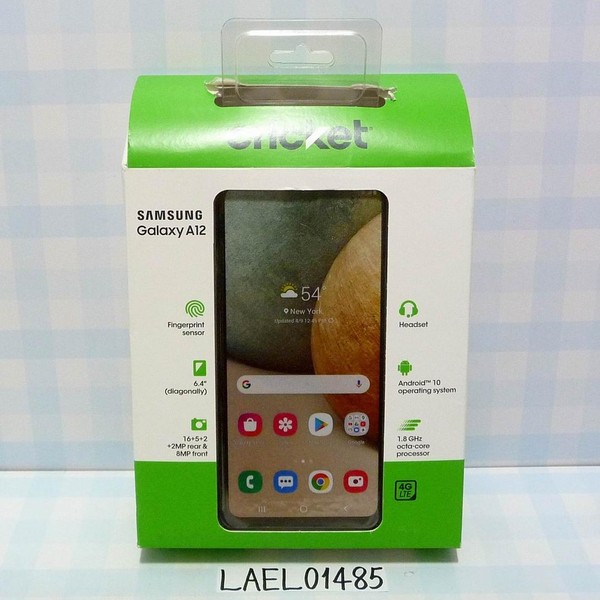 Samsung Galaxy A12 - Cricket, 32 GB, Blue, 3 GB