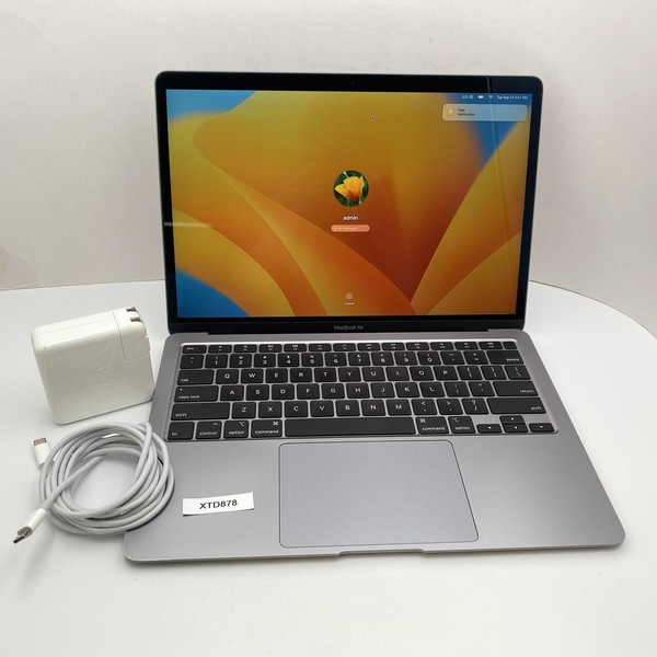 MacBook Air 2020 - 13 inch - 256 GB, Gray, 8 GB, Intel Core i3