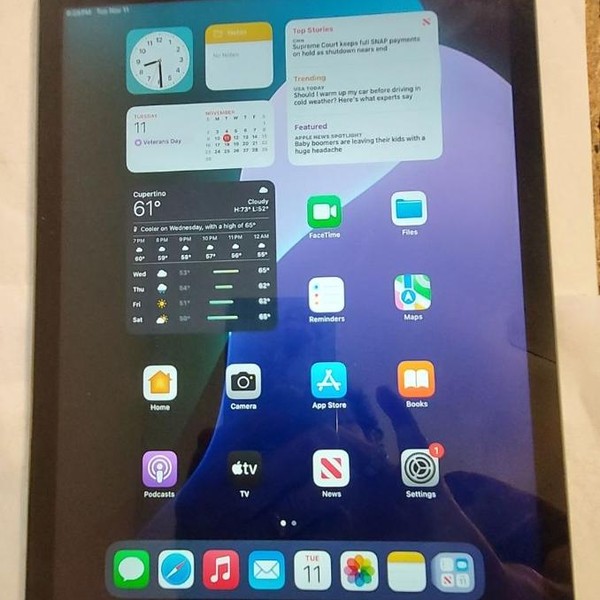 Apple iPad 9th Gen - Unlocked, 64 GB, Gray, A2603