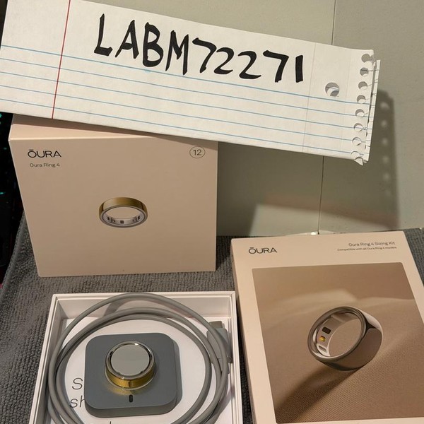 Oura Ring Gen 4 - Gold, Size 12