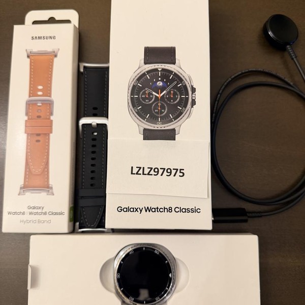 Samsung Galaxy Watch8 Classic - Wi-Fi, Black, SM-L500, 46mm