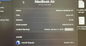 Mint
													MacBook Air 2024 (M3) - 13" - Apple M3, Midnight, 256 GB, 16 GB, 8-core GPU, photo 3 of 16