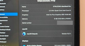 Good
													MacBook Pro 2018 (With Touch Bar) - 13" - I5, Gray, 256 GB, 8 GB, photo 3 of 23
