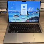 Good MacBook Pro 2021 - 14 inch - 512 GB, Gray, 16 GB, Apple M1 Pro 8-core
