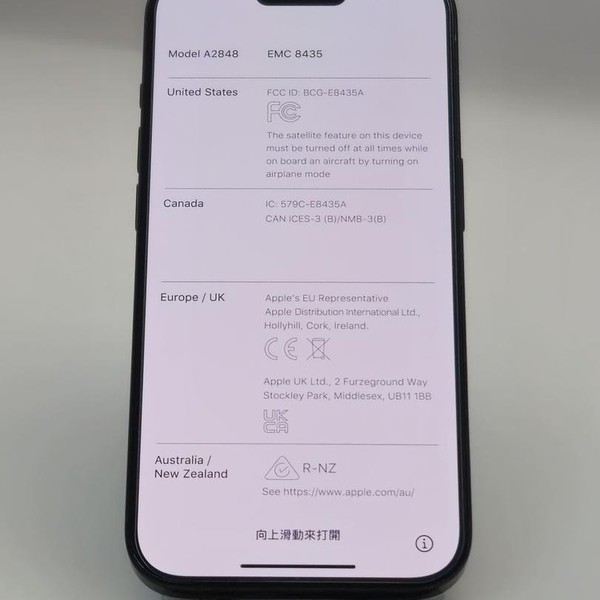 Apple iPhone 15 Pro - Unlocked, 128 GB, Blue, A2848