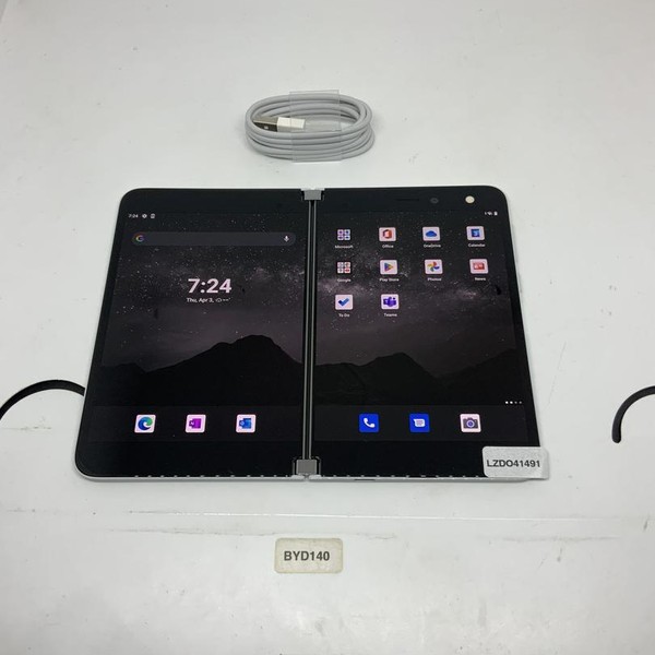 Microsoft Surface Duo - Unlocked, White, 256 GB, 6 GB