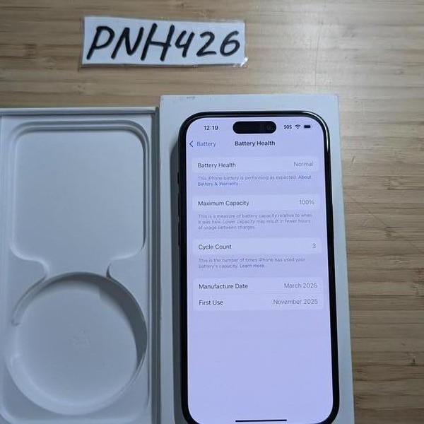 Apple iPhone 15 - AT&T, 128 GB, Black, A2846