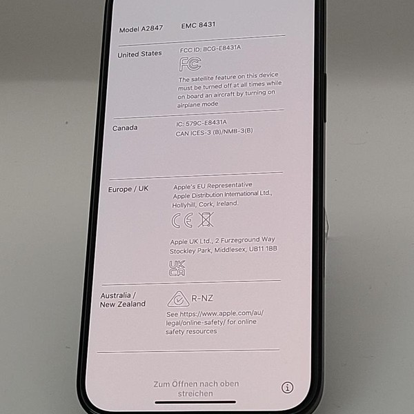 Apple iPhone 15 Plus - AT&T, 128 GB, Black, A2847