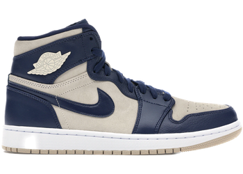 Jordan 1 Retro Premium Midnight Navy Light Cream (Women's) for sale