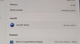 Good
													MacBook Air 2022 - 13" - Apple M2, Gray, 256 GB, 8 GB, photo 3 of 12