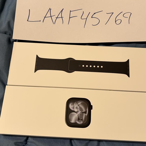Apple Watch Series 11 46mm - T-Mobile, Jet Black, A3337 - Cellular, Aluminum