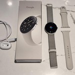 Fair Google Pixel Watch 4 - Unlocked, Silver, 45mm, LTE