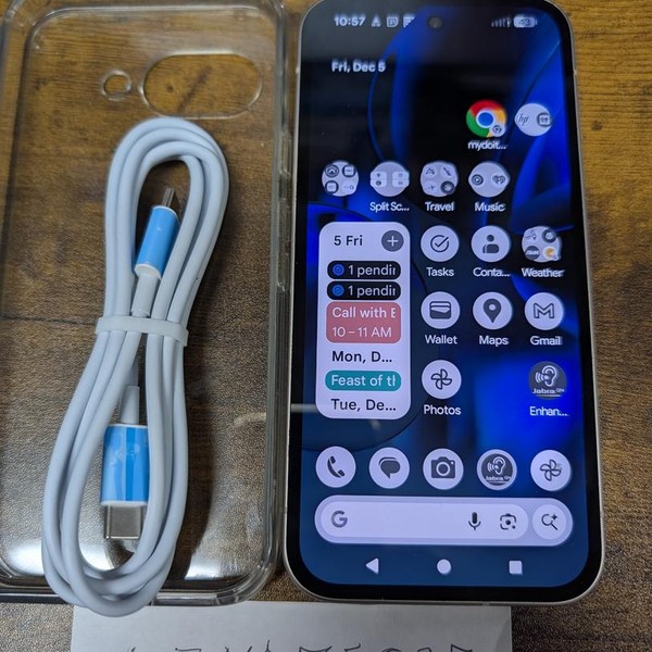 Google Pixel 9a - Unlocked, 128 GB, Porcelain, 8 GB