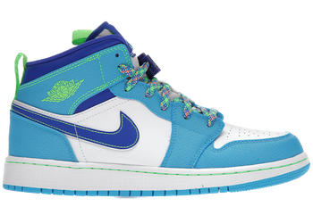 Jordan 1 Mid SE Sprite Blue (GS) for sale