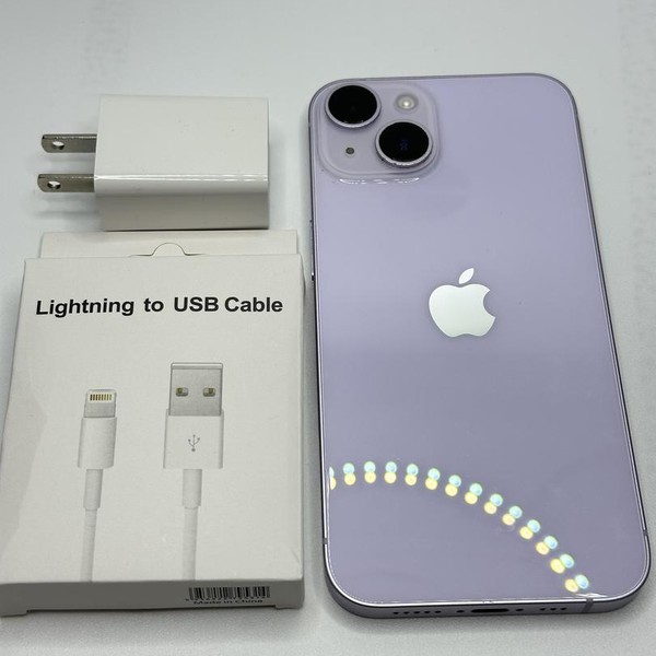 Apple iPhone 14 - Unlocked, 128 GB, Purple, A2649