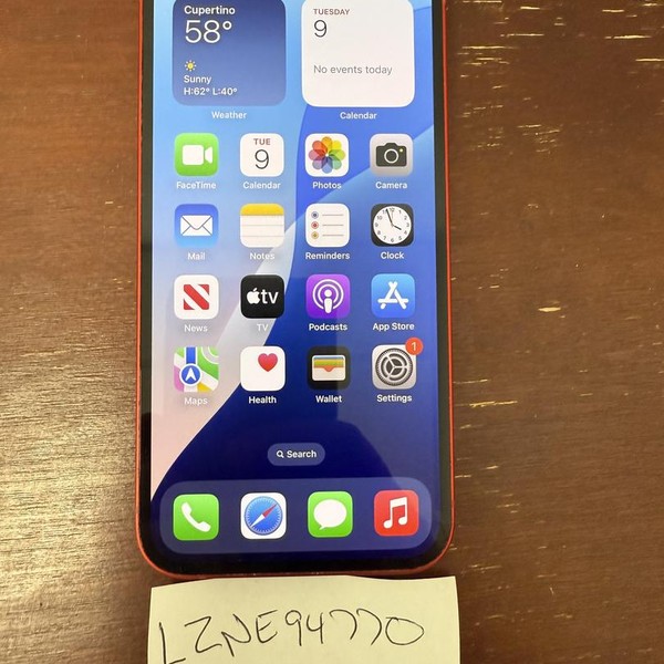 Apple iPhone 13 - Unlocked, 128 GB, Red, A2482