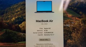 Mint
													MacBook Air 2022 - 13" - Apple M2, Midnight, 256 GB, 8 GB, photo 2 of 10