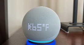 Mint
													Amazon Echo Dot 5th Gen With Clock - Cloud Blue, photo 3 of 4
