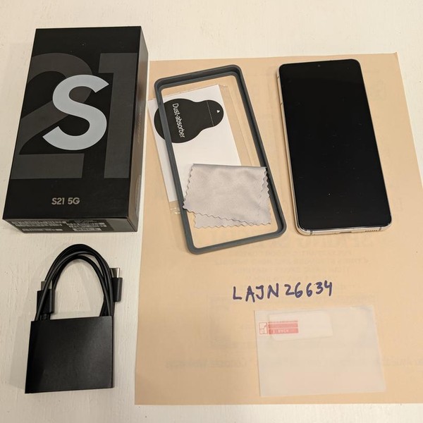 Samsung Galaxy S21 5G - Unlocked, 128 GB, White, 8 GB, SM-G991U1
