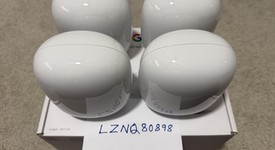 Good
													Google Nest Wifi Pro 6e Mesh Router - Snow, 4-Pack, photo 1 of 6