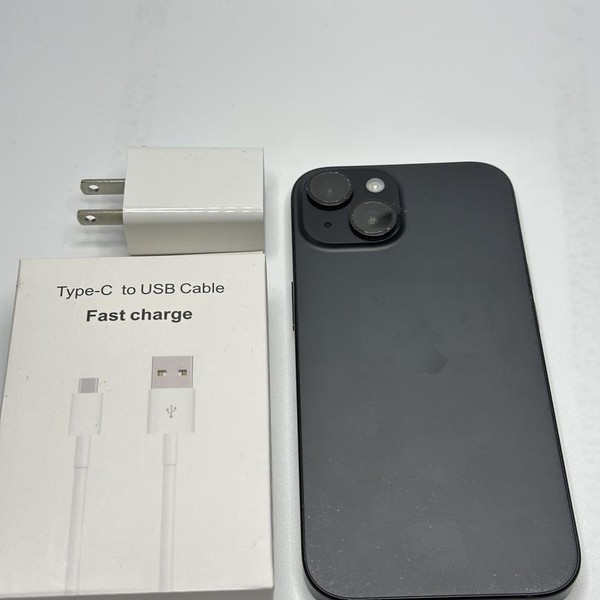 Apple iPhone 15 - Unlocked, 128 GB, Black, A2846
