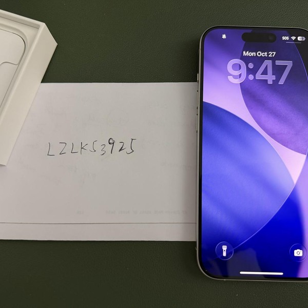 Apple iPhone 15 Pro - Unlocked, 256 GB, White, A2848