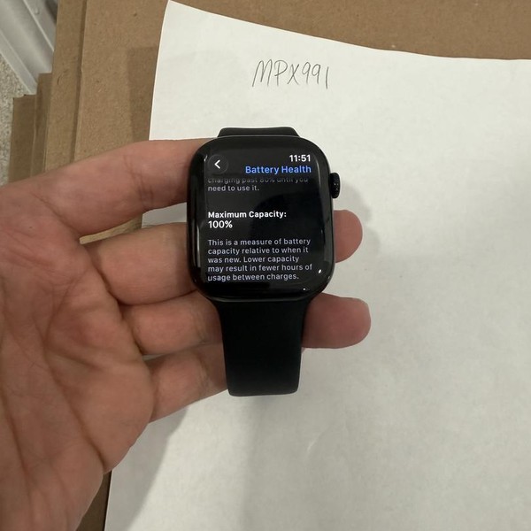 Apple Watch Series 11 46mm - Unlocked, Jet Black, A3337 - Cellular, Aluminum