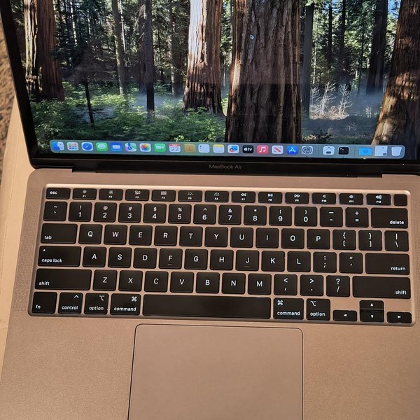 MacBook Air 2020 - 13 inch - 256 GB, Gray, 8 GB, Intel Core i3