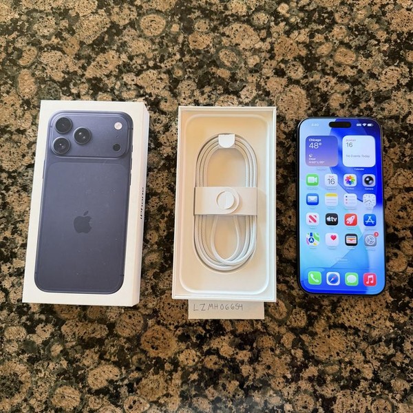 Apple iPhone 17 Pro Max - Unlocked, 256 GB, Deep Blue, A3257