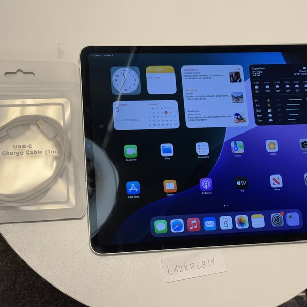 Apple iPad Pro 12.9 inch 5th Gen 2021 - Unlocked, 512 GB, Silver