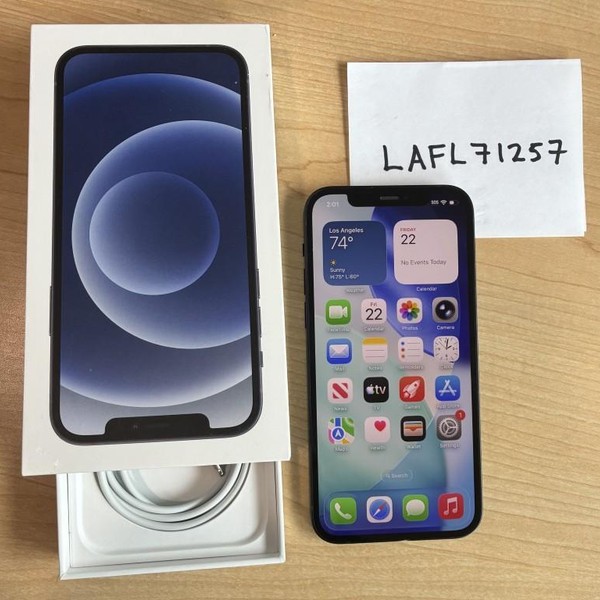 Apple iPhone 12 - Unlocked, 128 GB, Black, A2172
