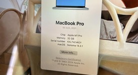 Good
													MacBook Pro 2021 - 16" - Apple M1 Pro 10-core, Silver, 512 GB, 32 GB, photo 4 of 12