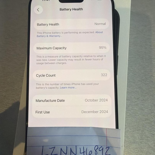 Apple iPhone 16 Pro - Unlocked, 128 GB, Black, A3083