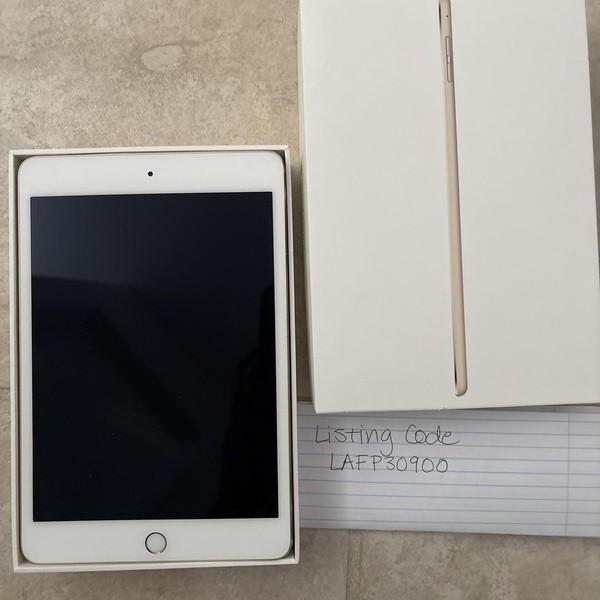 Apple iPad Mini 4 - Wi-Fi, 128 GB, Gold