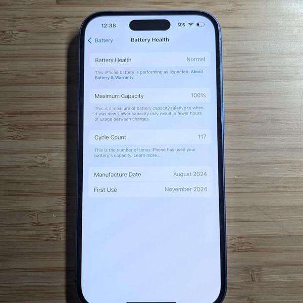 Apple iPhone 16 - Unlocked, 128 GB, Ultramarine, A3081