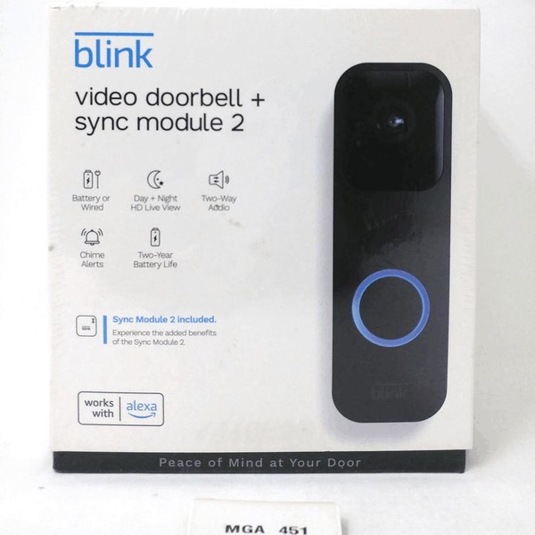 Blink Video Doorbell - Black