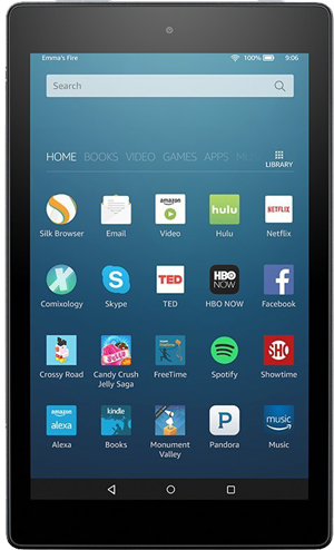 Amazon Fire HD 8 2016 - Wi-Fi, 16 GB, Black