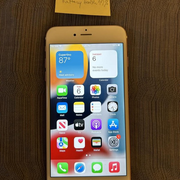 Apple iPhone 6S Plus - Verizon, 128 GB, Rose Gold, A1634