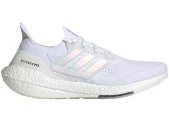adidas Ultra Boost 21 White Iridescent Cage for sale