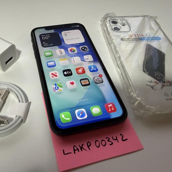 Apple iPhone 11 - Unlocked, 64 GB, Black, A2111