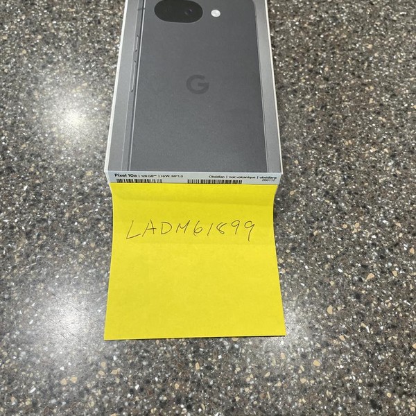 Google Pixel 10a - Unlocked, 128 GB, Obsidian, GE1GQ