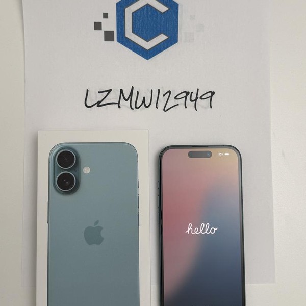 Apple iPhone 16 - Unlocked, 128 GB, Teal, A3081