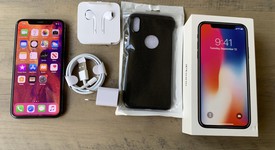 Good
													Apple iPhone X - T-Mobile, Gray, 64 GB, A1901, GSM, photo 1 of 13